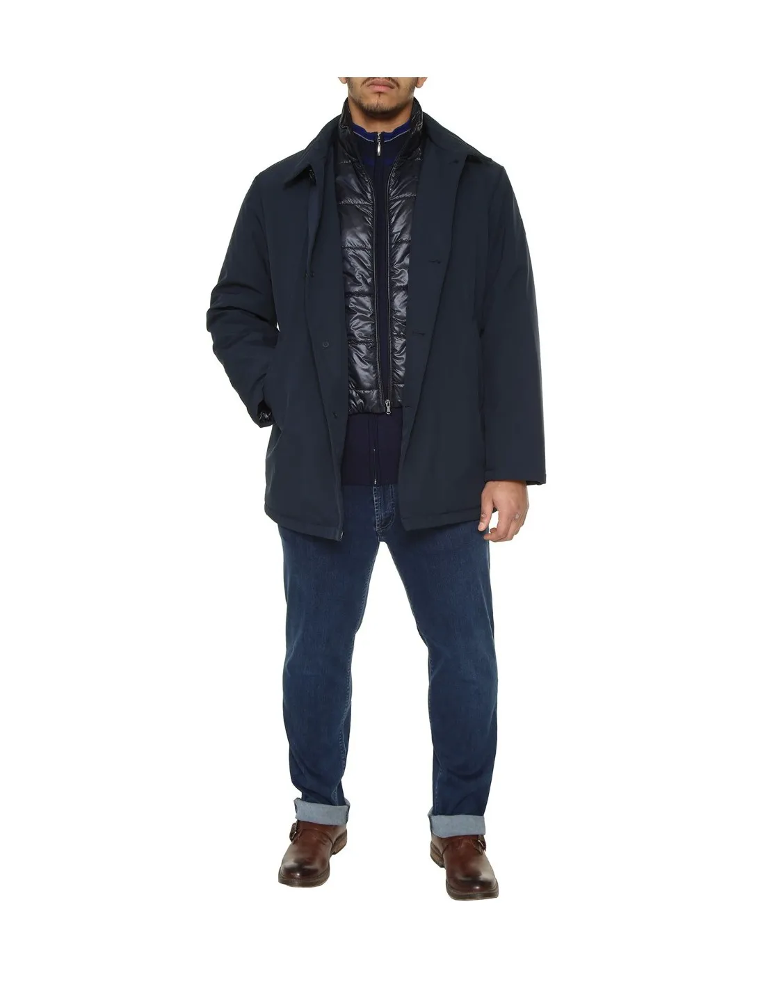 Giubbotto Parka Savoia Blu A/I con pettorina xf