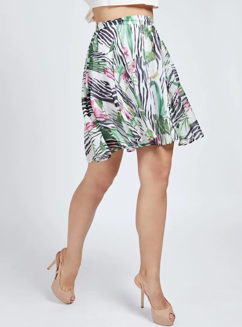 Gonna Guess donna con elastico in vita stampata W1GD0QWDW52