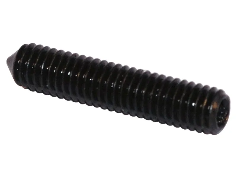 Grano DIN 914 di congiunzione esagono cavo acciaio brunito 4 mm x 20 mm 12 pz