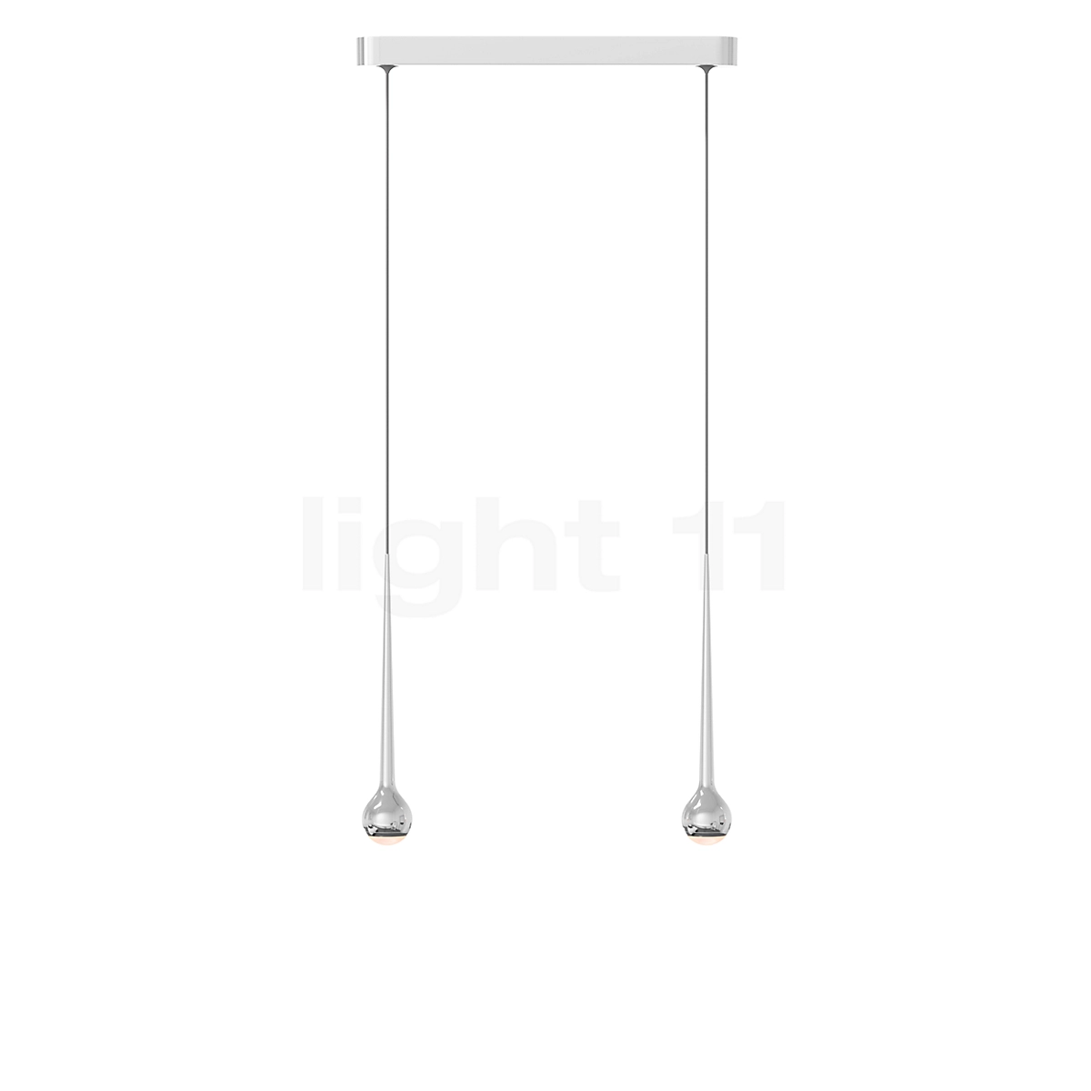Grau Falling Sun Trace Lampada a sospensione LED 2 fuochi