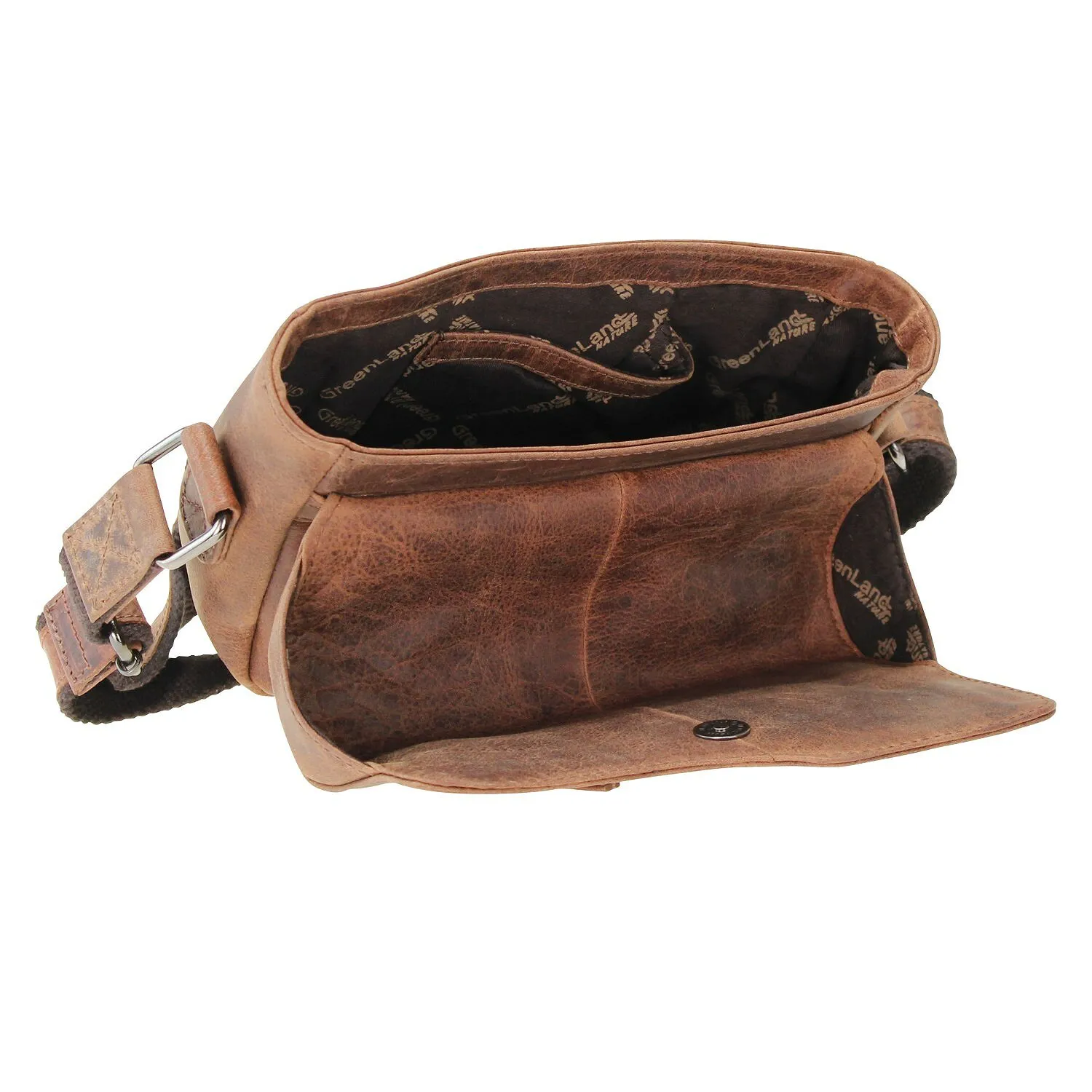 Greenland Nature Montana Borsa a tracolla in pelle 21 cm