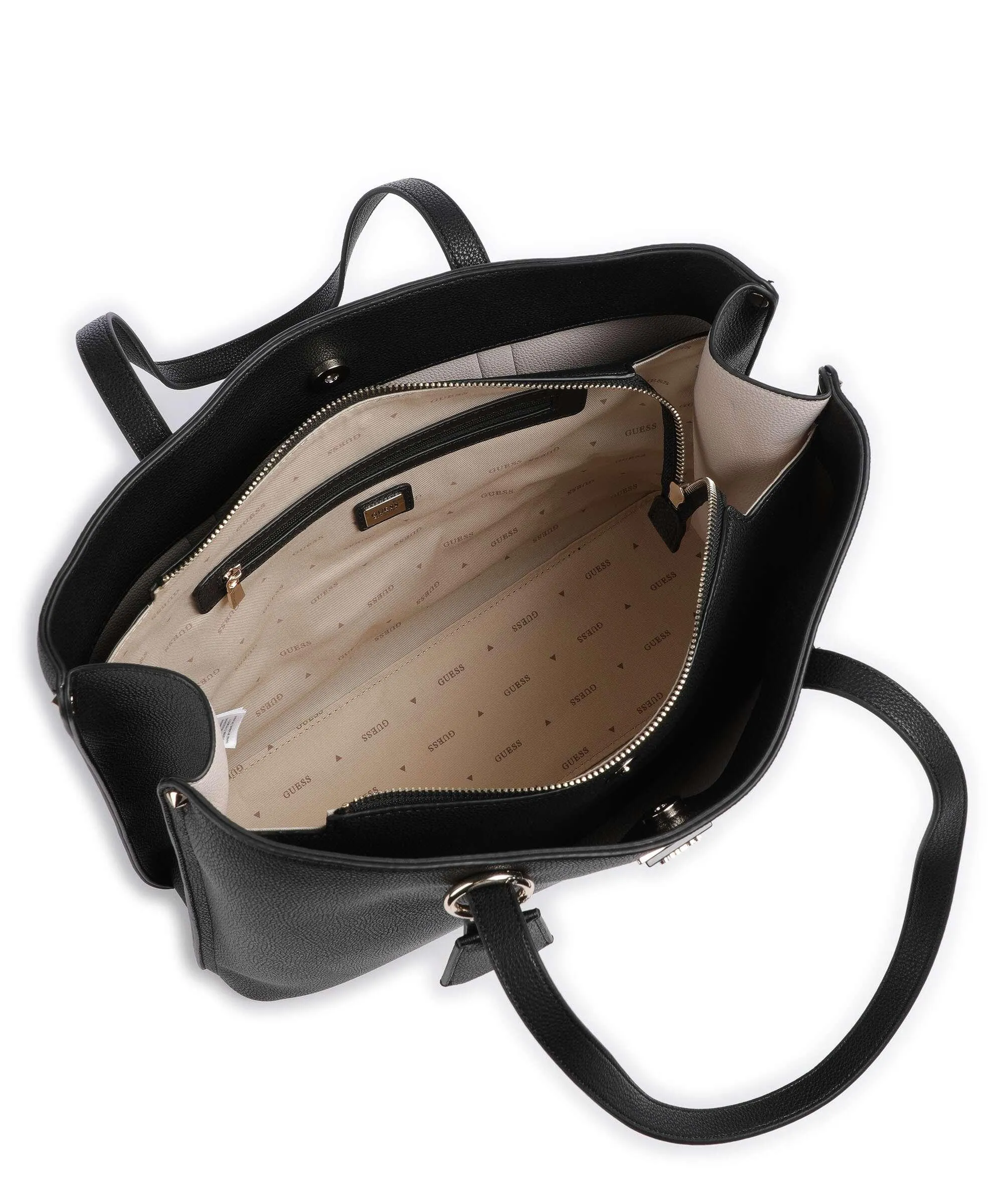  Guess Meridian Borsa shopper pelle sintetica nero  