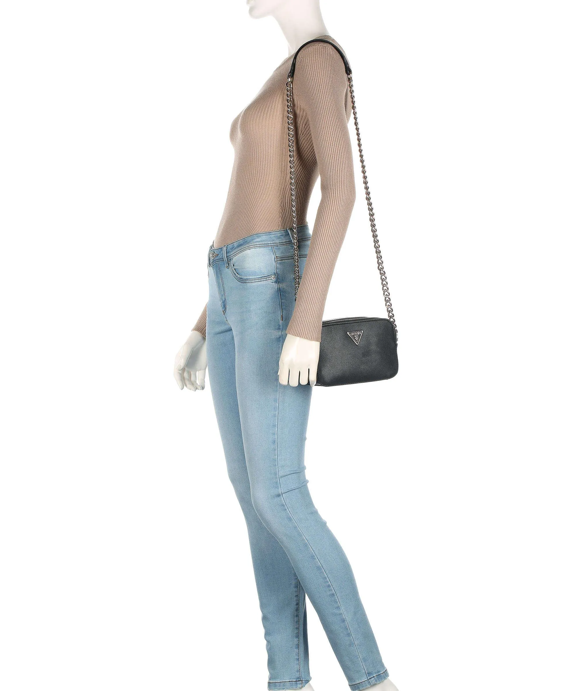  Guess Noelle Borsa a tracolla pelle sintetica nero  