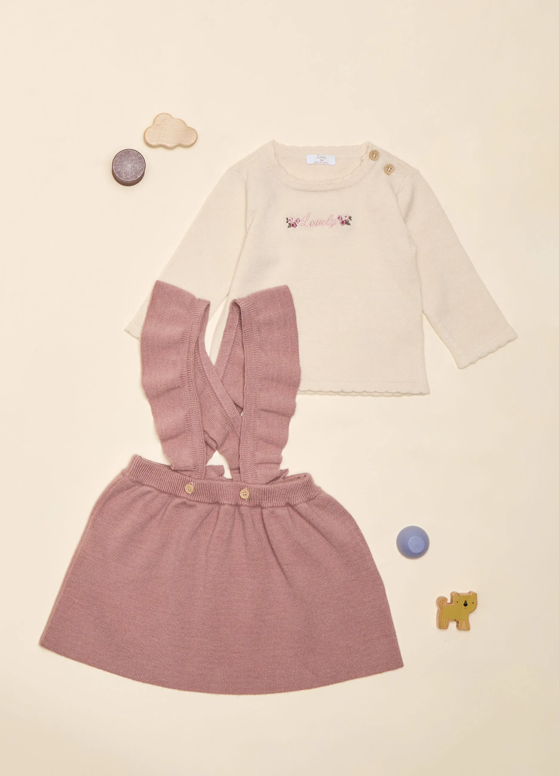 IANA  Set maglia e gonna in misto viscosa