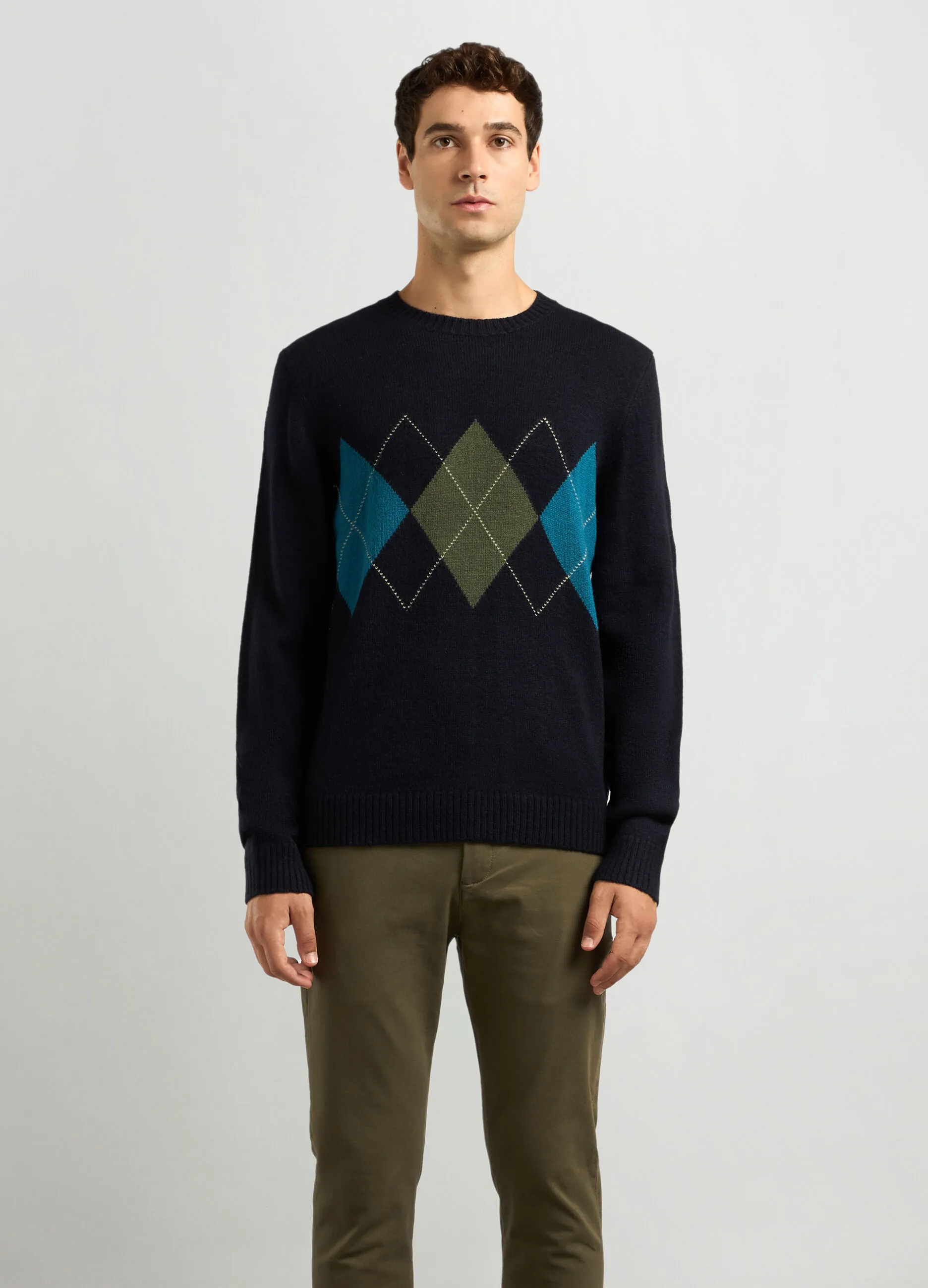 J. HART & BROS  Maglione girocollo maglia rasata uomo