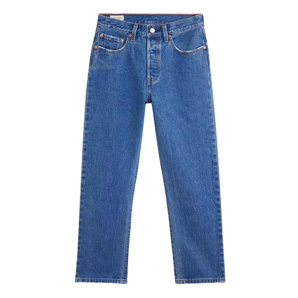 Jeans Donna Levi's 501 Original Cropped Blu Jazz Pop