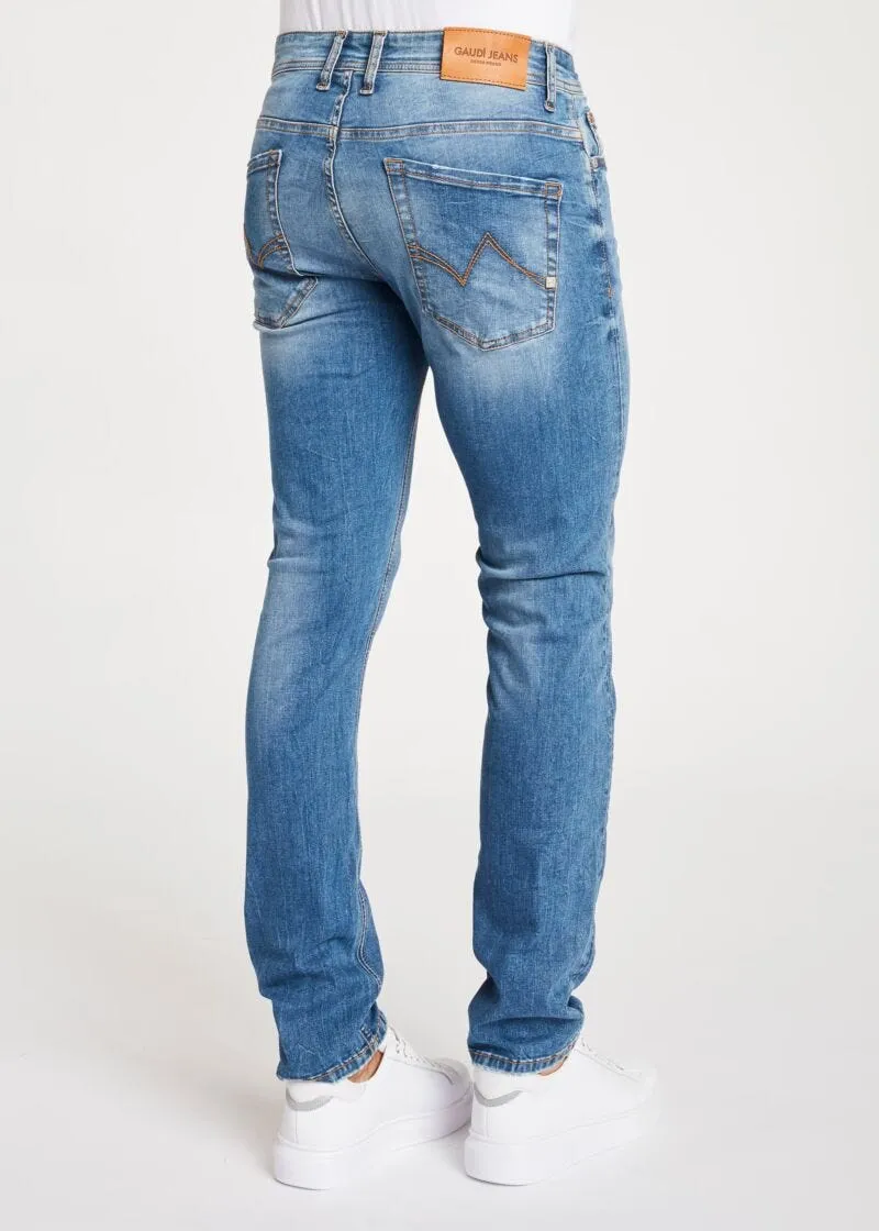 Jeans in denim di cotone