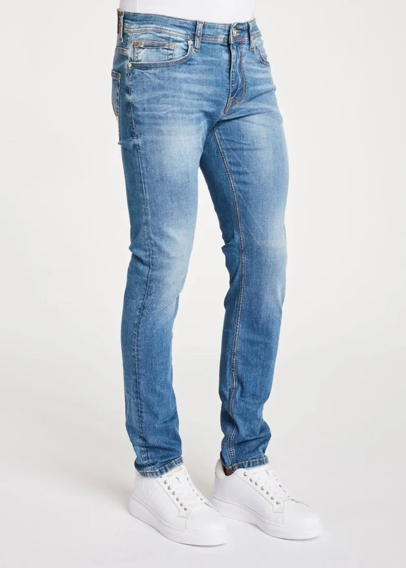 Jeans in denim di cotone