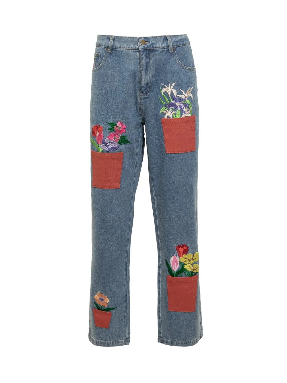 KIDSUPER Jeans Flower 