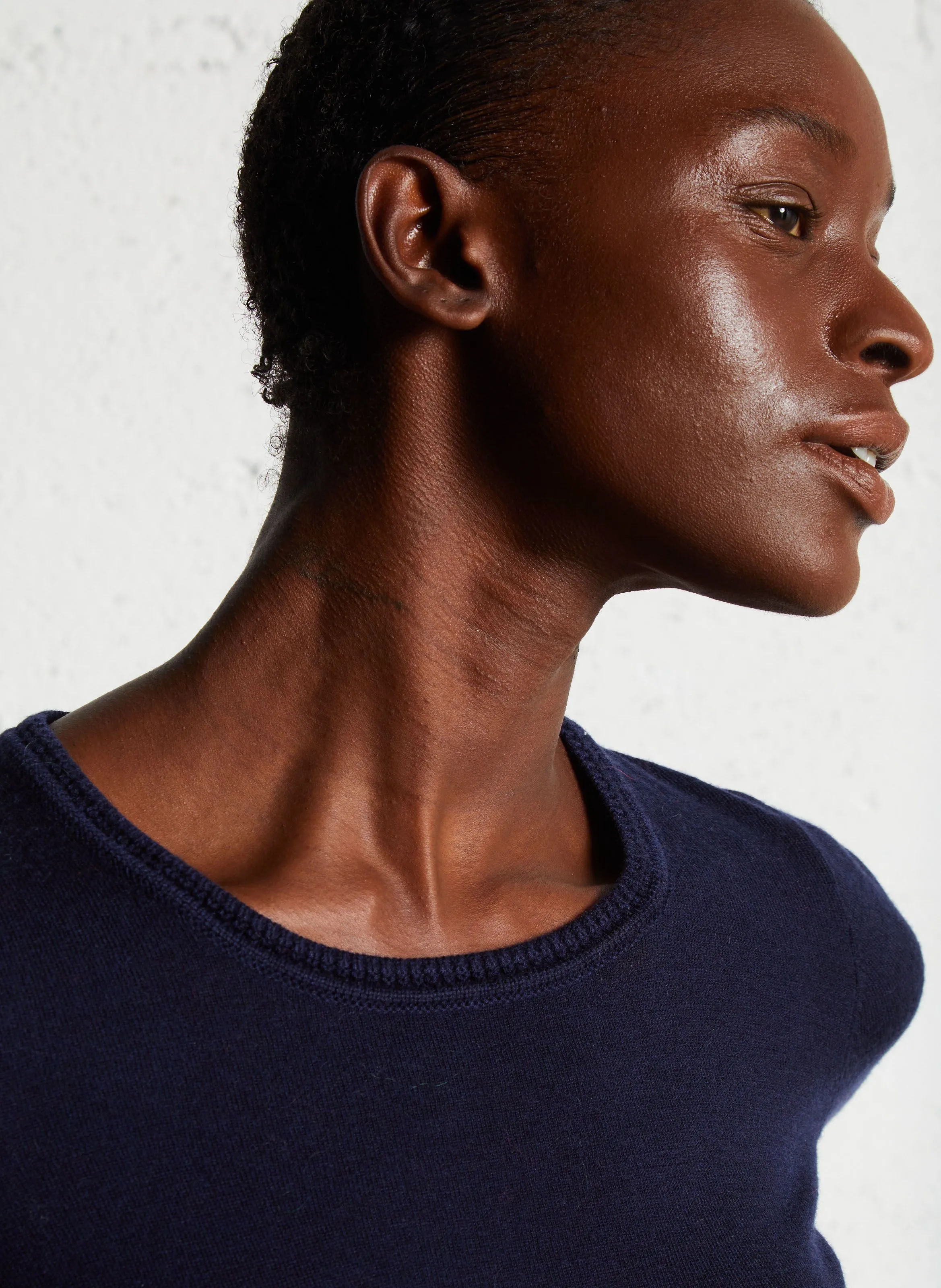  LA PETITE ETOILE   MARIE - Maglione scollo tondo dritto in maglia | Blu