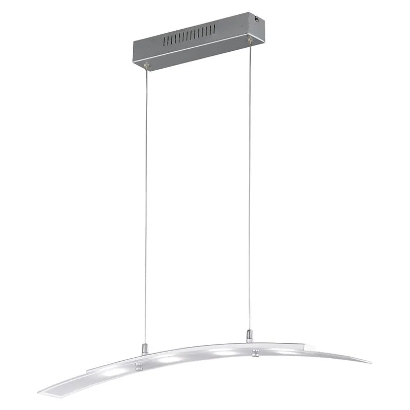 Lampada a sospensione moderna alluminio incl. LED - PAPAJA