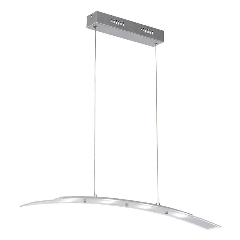 Lampada a sospensione moderna alluminio incl. LED - PAPAJA