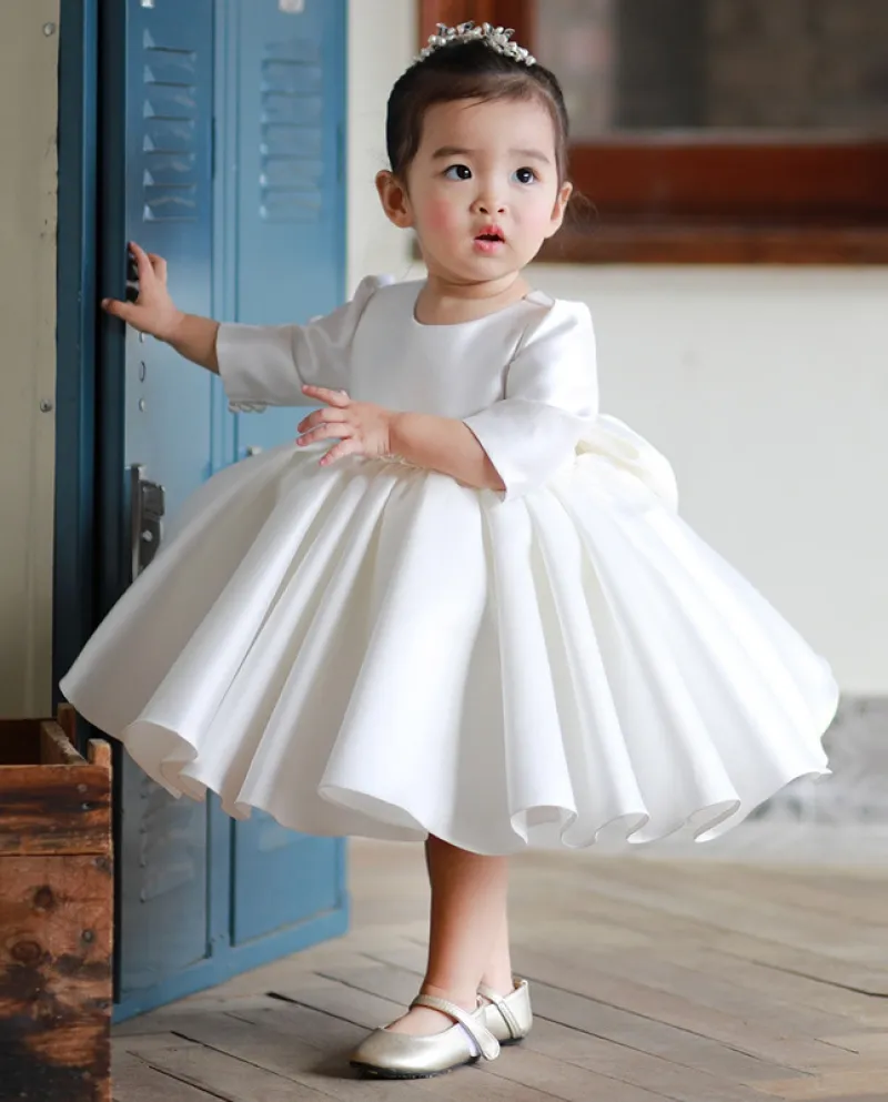 Le ragazze vestono i bambini Vestito da principessa Tutu Gonna Piccolo vestito da ragazza di fiori
