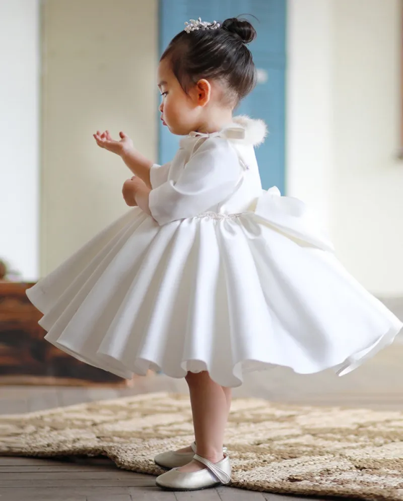 Le ragazze vestono i bambini Vestito da principessa Tutu Gonna Piccolo vestito da ragazza di fiori