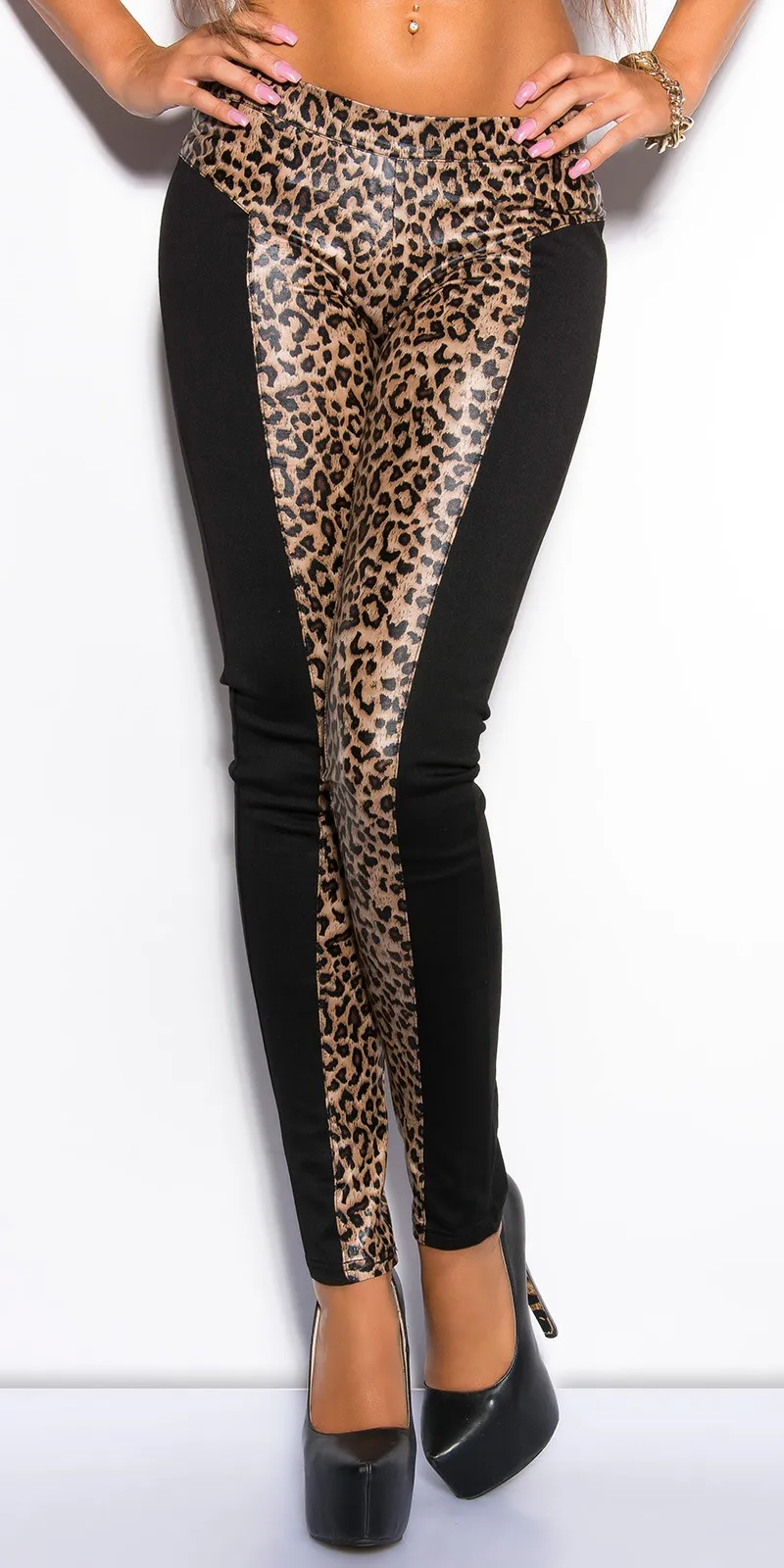 Leggings LE031 leopardato