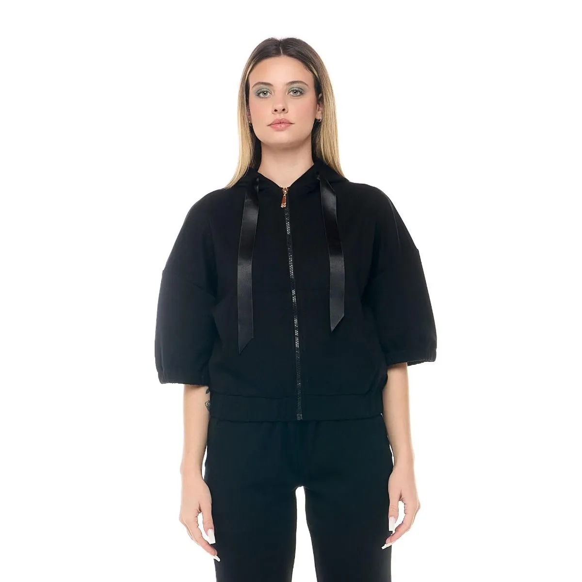 Leone Felpa crop chic boxing raso
