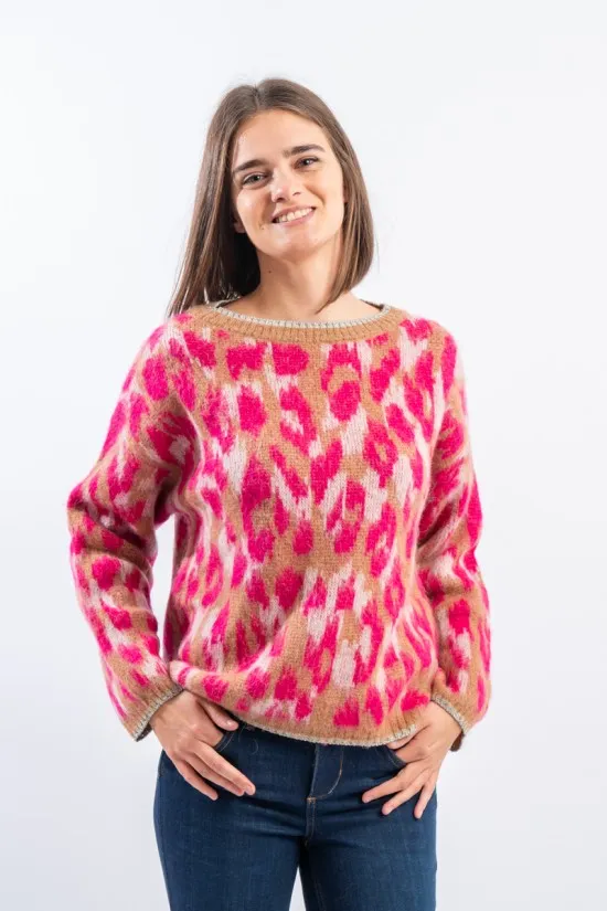 LIU JO MAGLIA CHIUSA ML GIROCOLLO MF3428 MAG71
