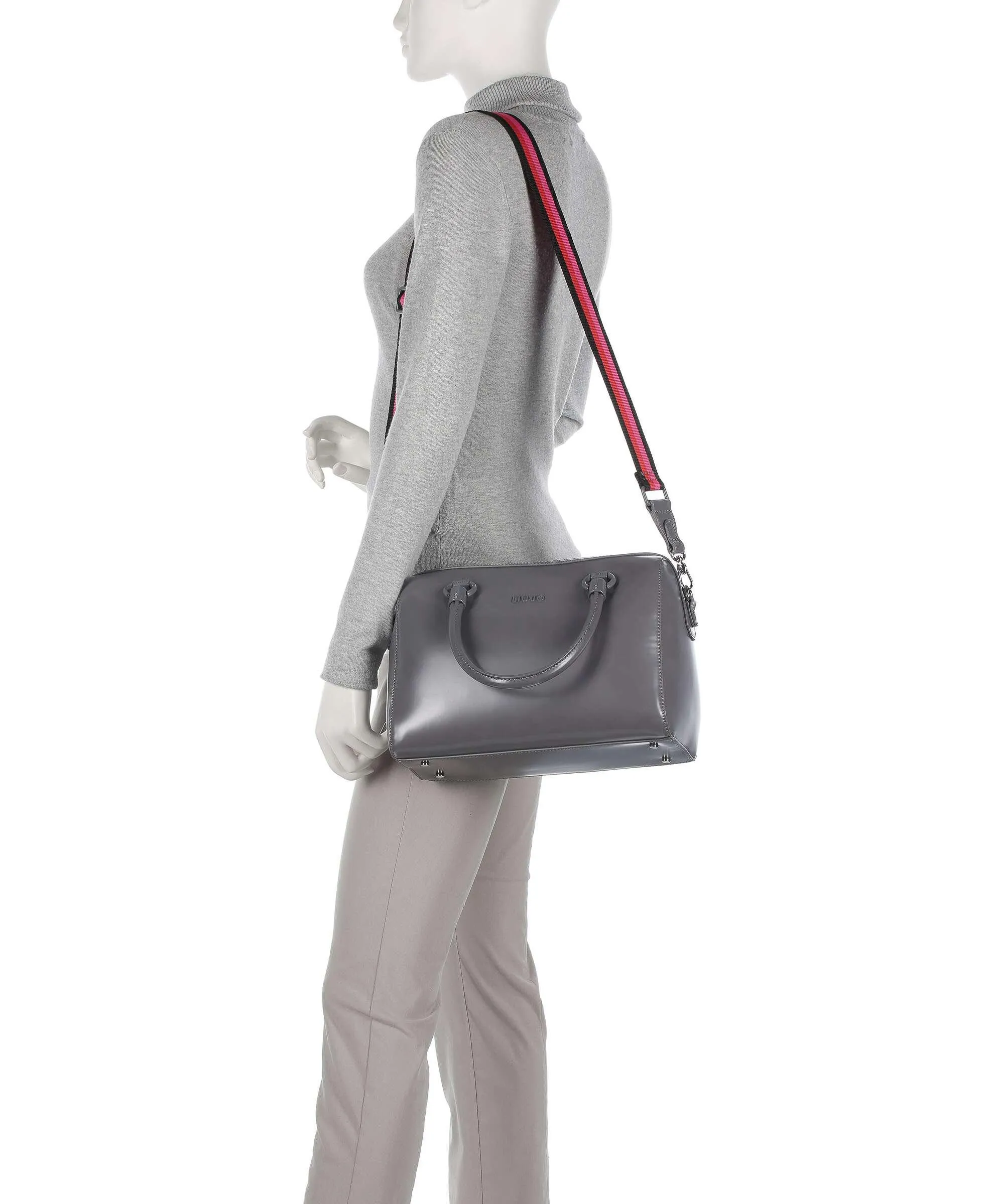  Liu Jo Manhattan Borsa a mano pelle sintetica grigio scuro  