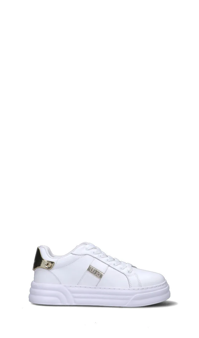 LIU JO Sneaker donna bianca/oro in pelle