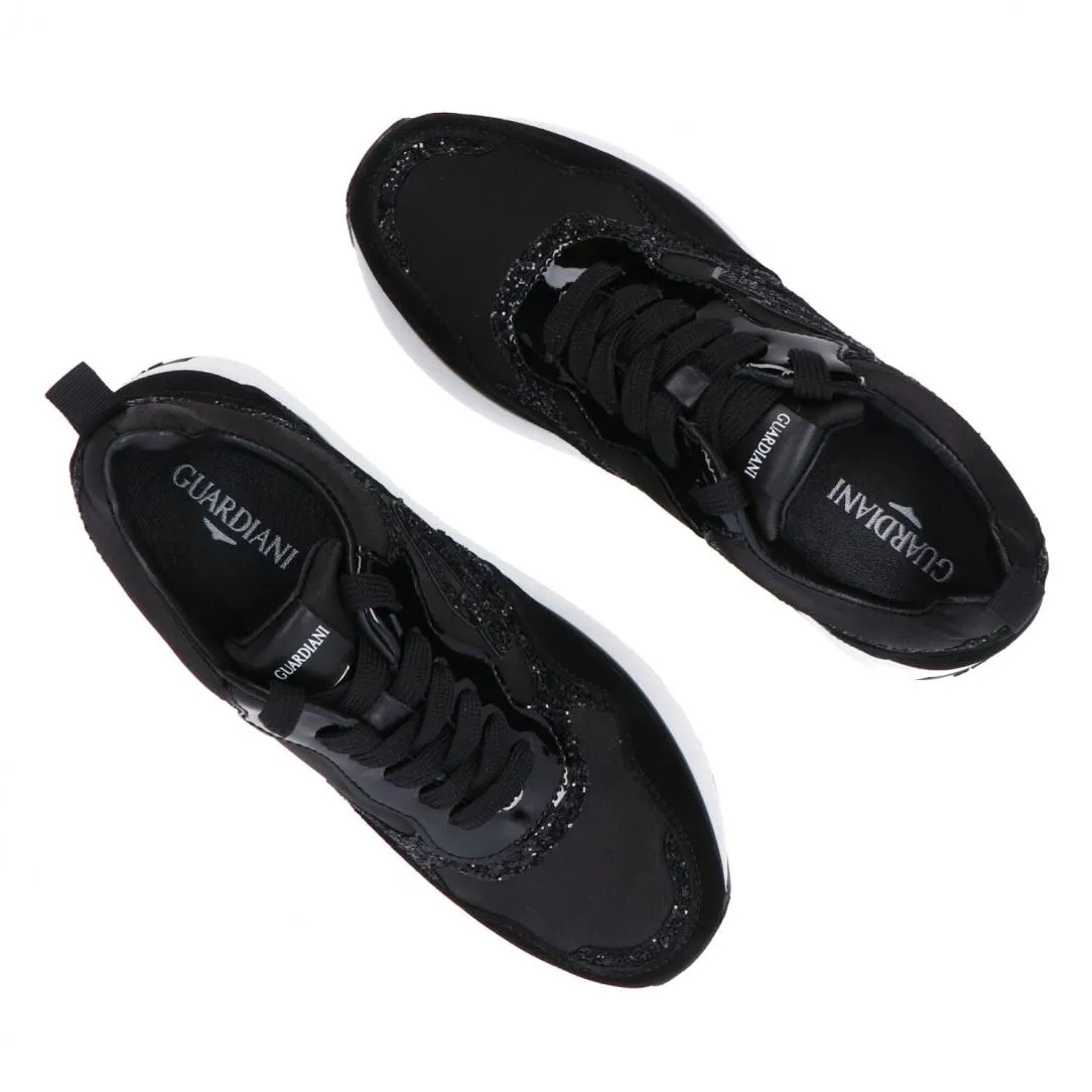LOUISE 0170 LOW Nero Glitter