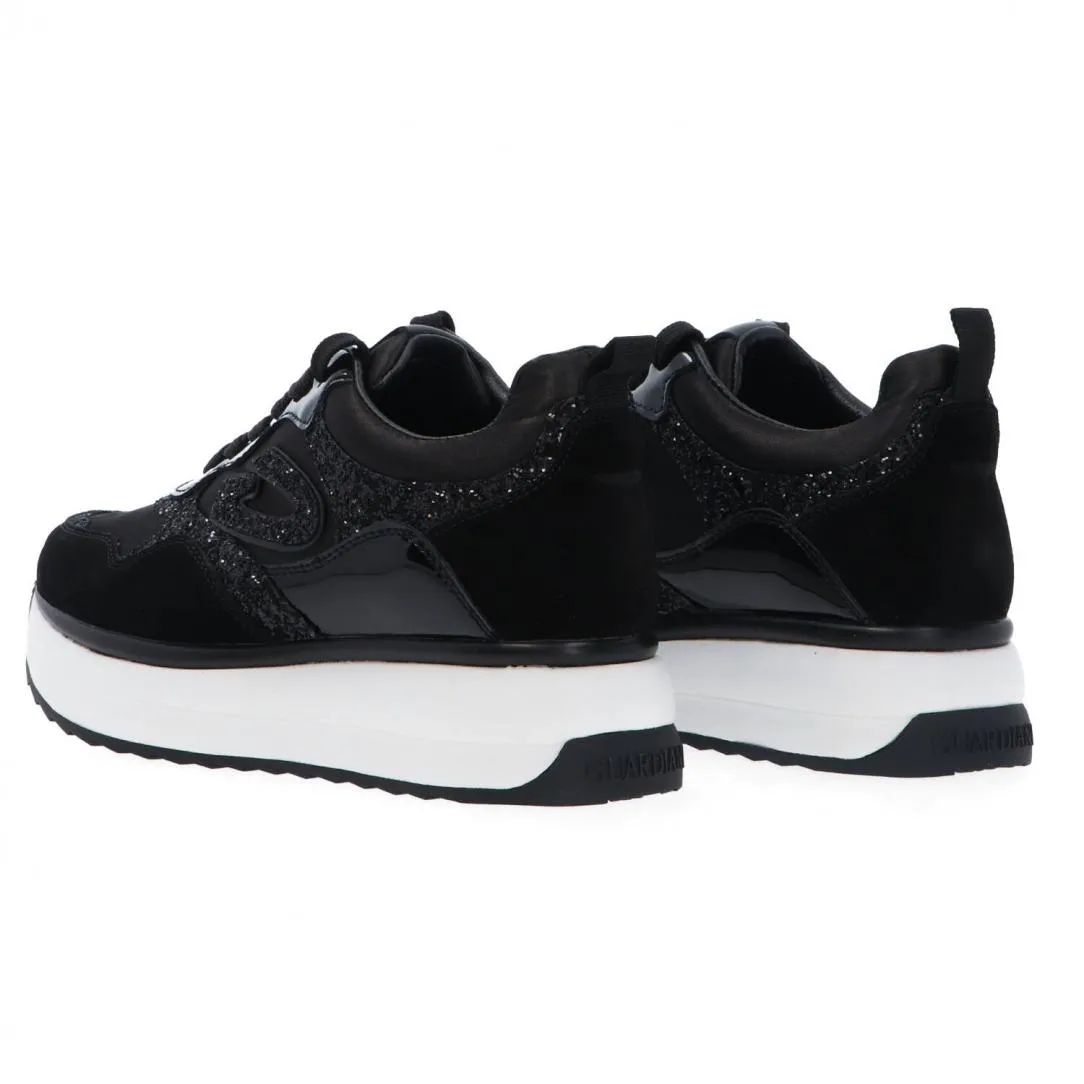 LOUISE 0170 LOW Nero Glitter