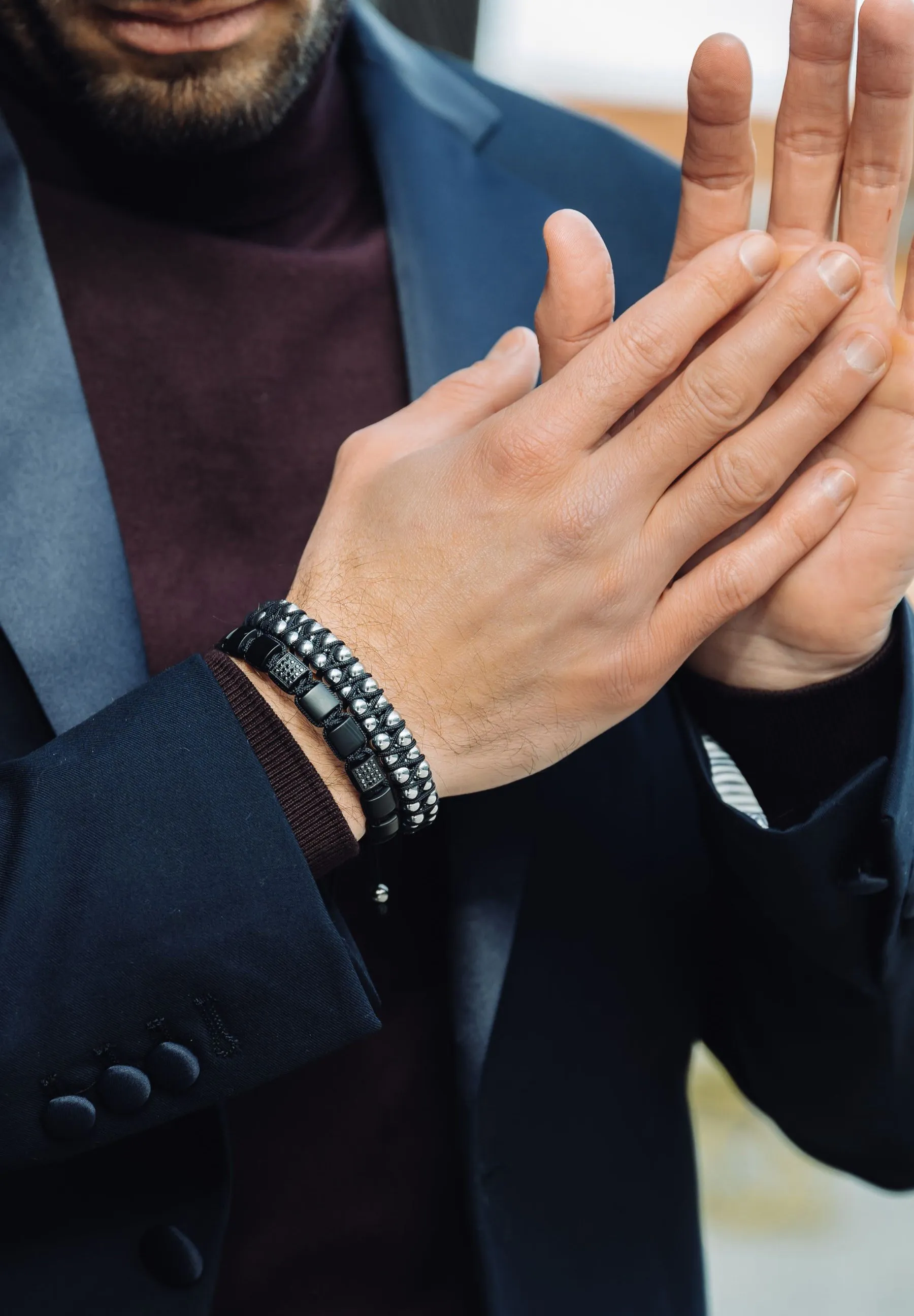 LUXURY FLAT BEAD - Bracciale