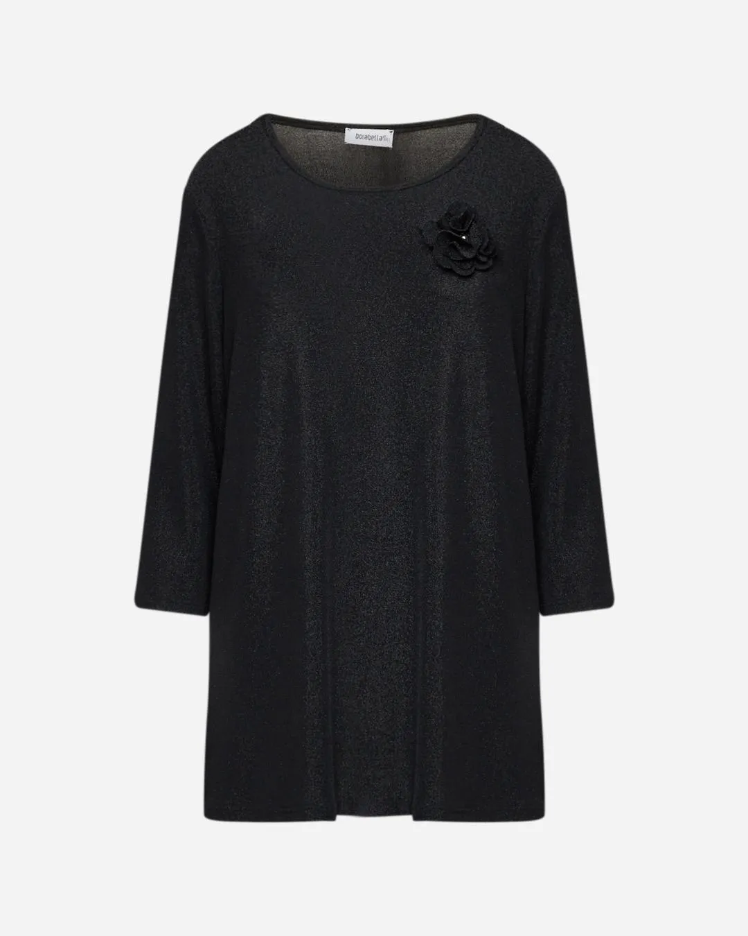 Maglia con spilla Nero