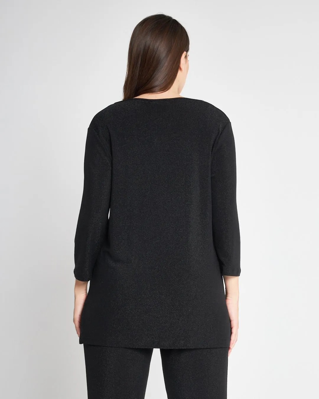 Maglia con spilla Nero