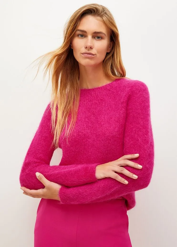 Maglia in alpaca con cut-out liu jo