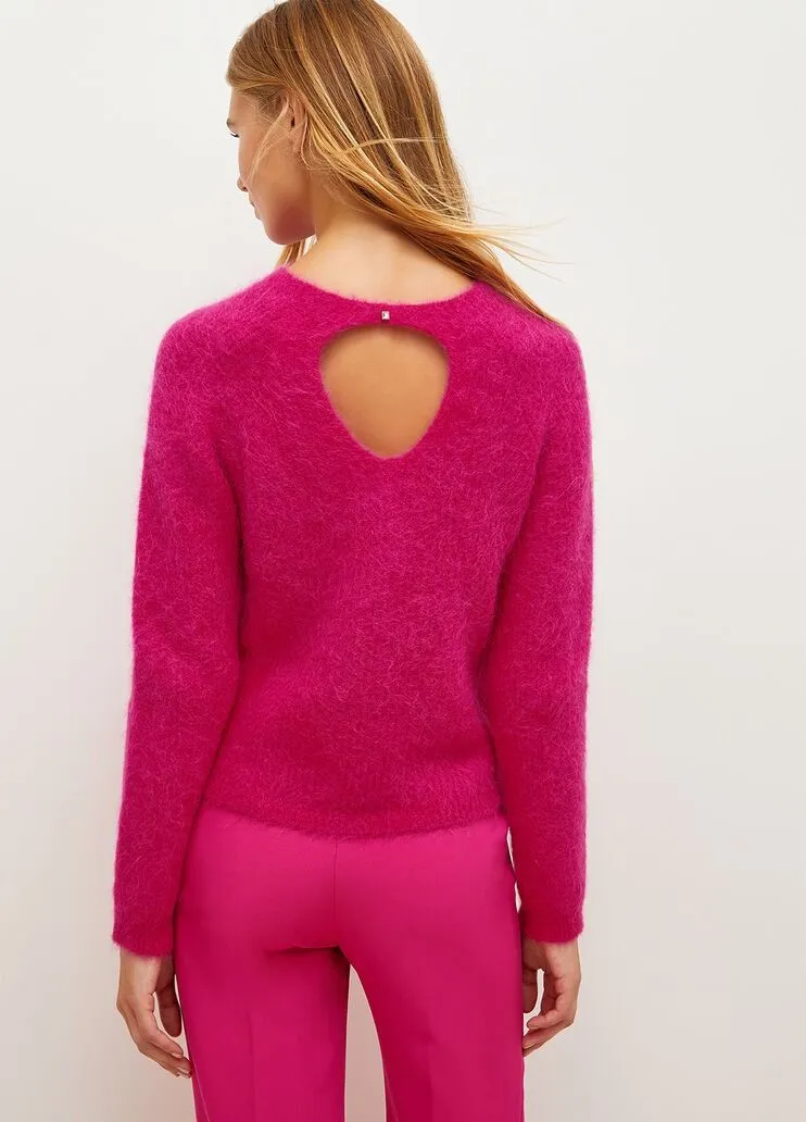 Maglia in alpaca con cut-out liu jo