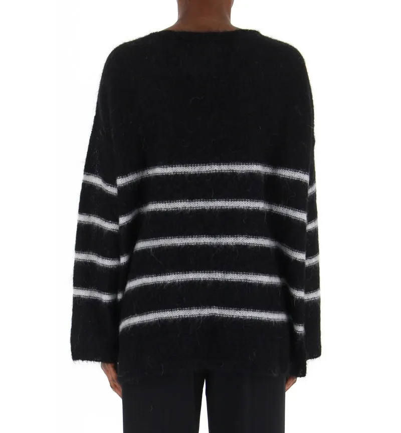 Maglia misto mohair