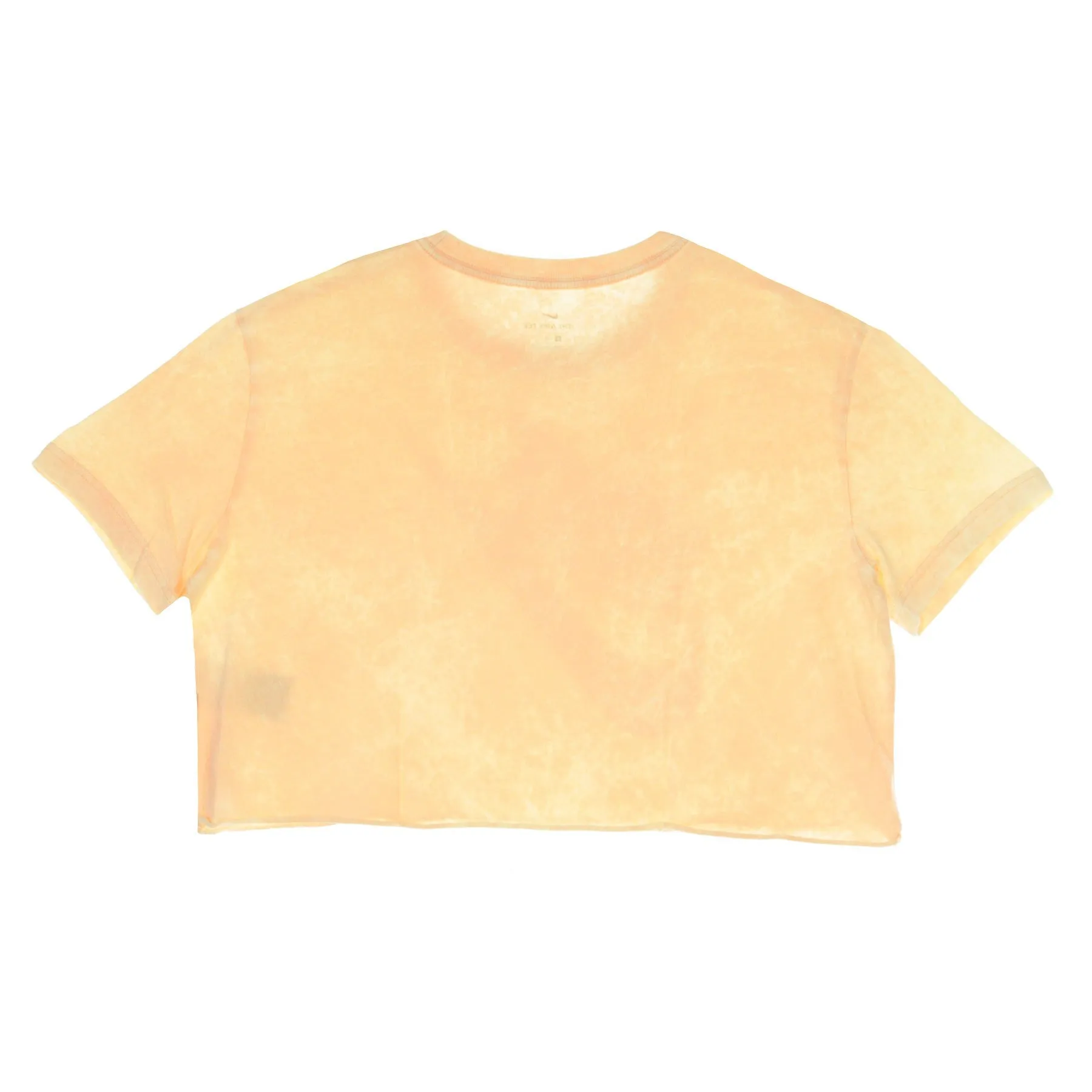 Maglietta Corta Donna Tee Wash Futura Crop Orange Chalk/white