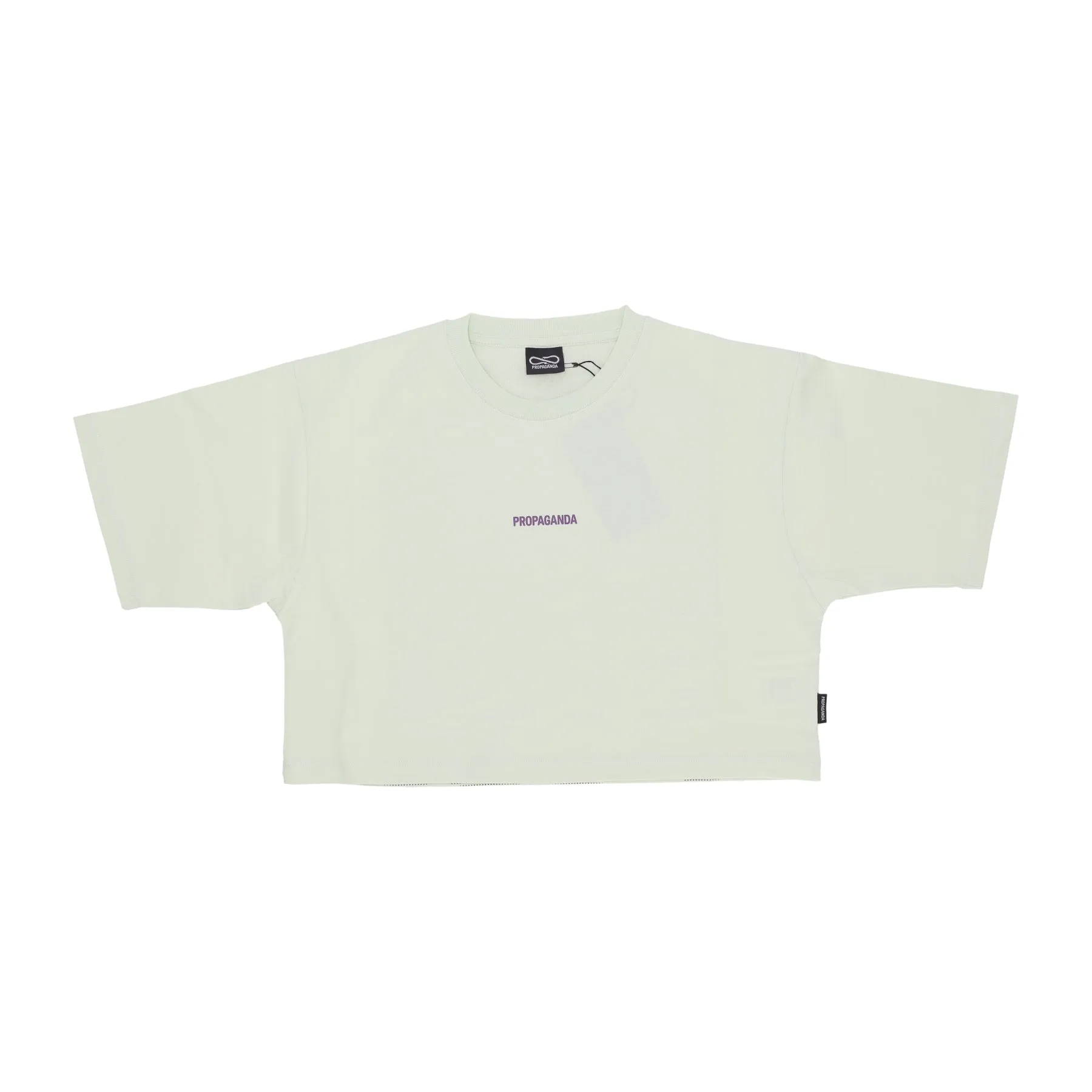 Maglietta Corta Donna W Ribs Crop Top Tee Iceberg