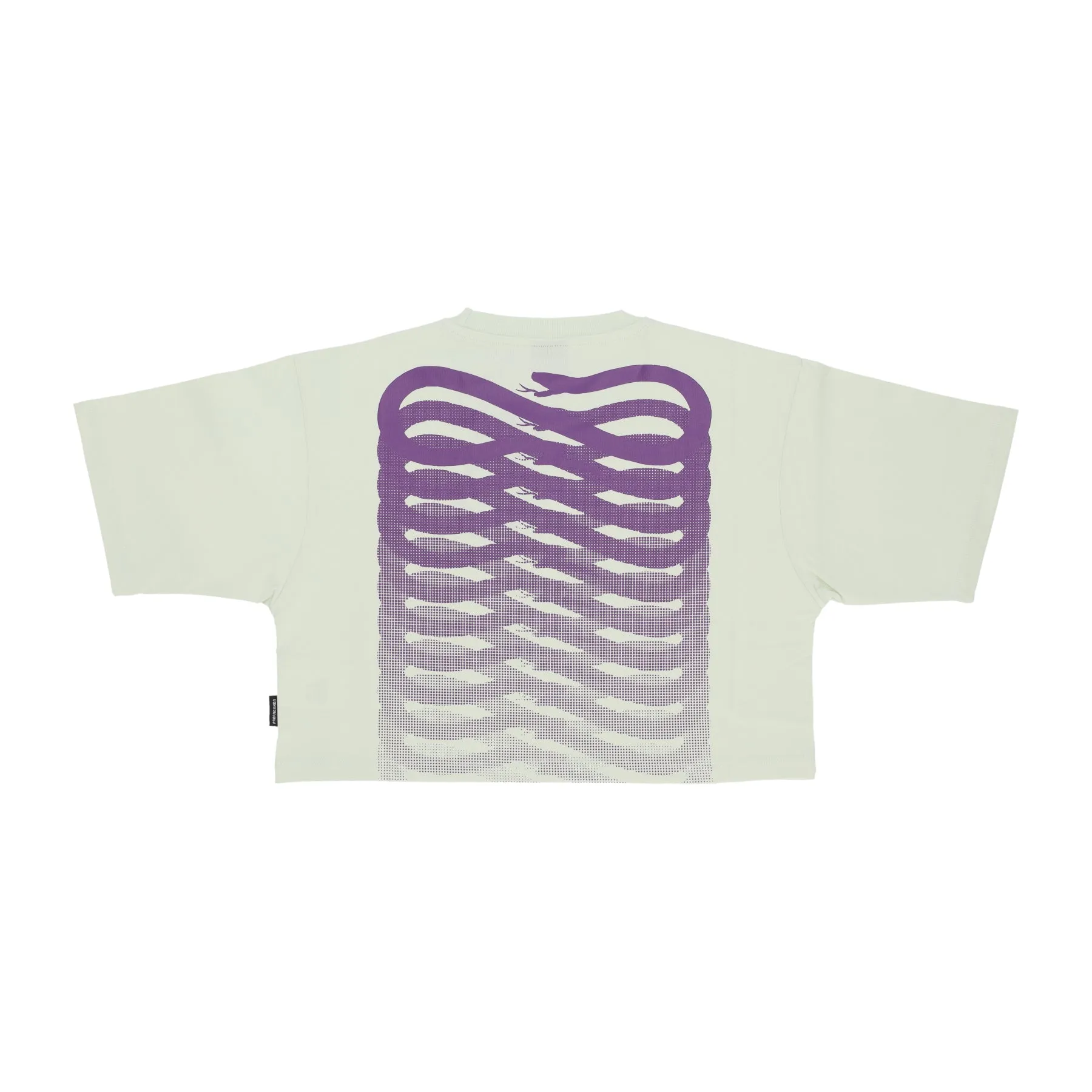 Maglietta Corta Donna W Ribs Crop Top Tee Iceberg