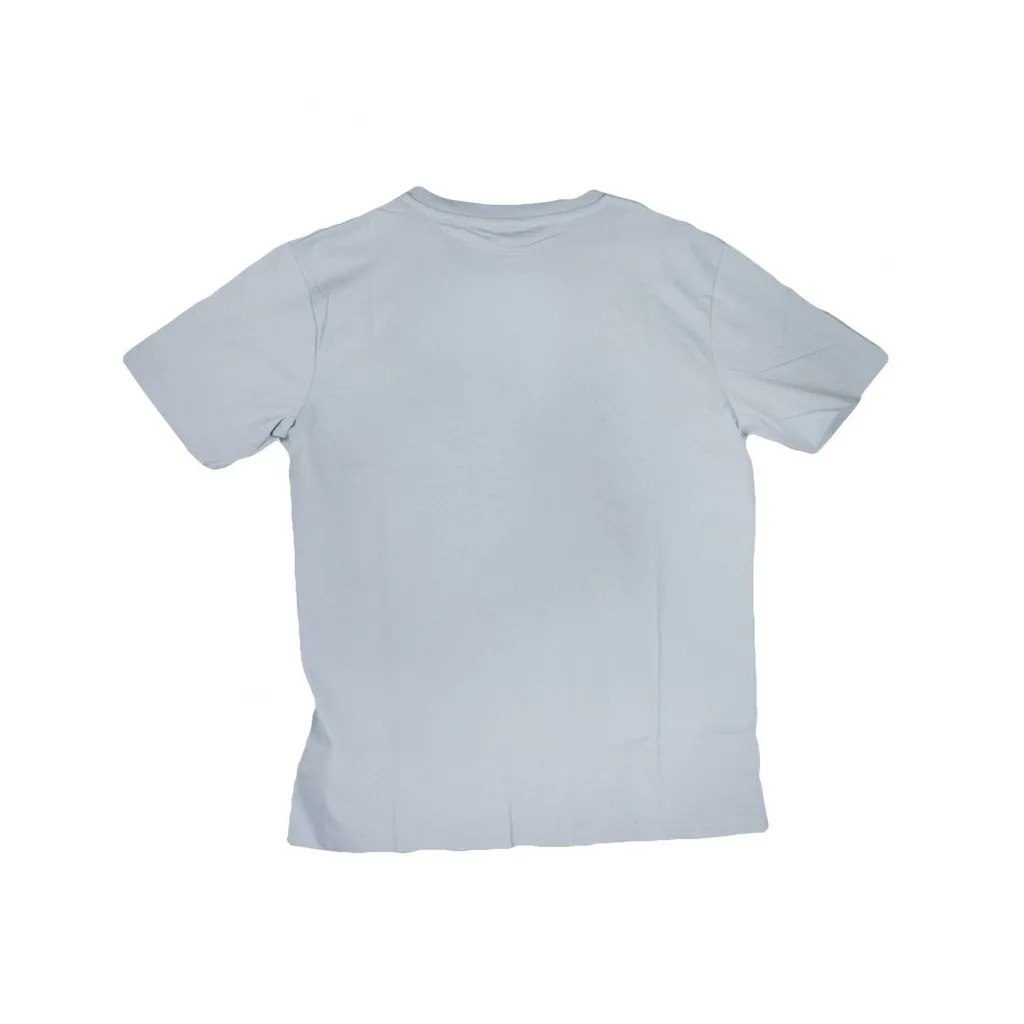 MAGLIETTA EMBOSSED LOGO LIGHT BLUE