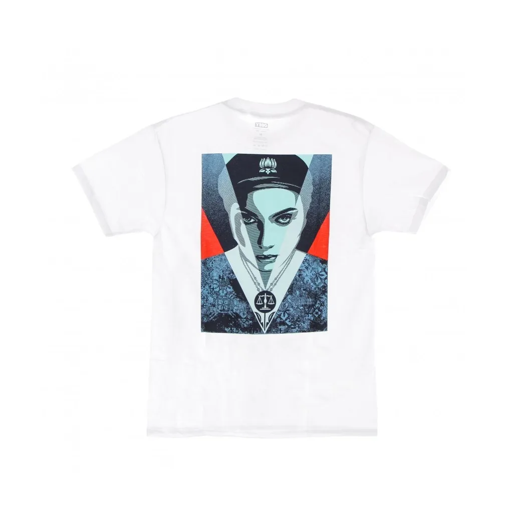 maglietta uomo justice activist classic tee WHITE