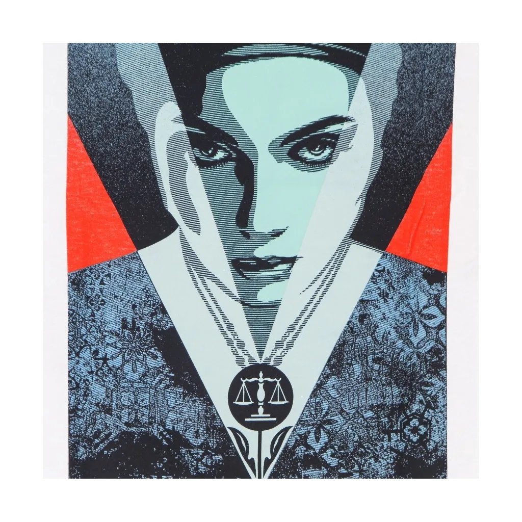 maglietta uomo justice activist classic tee WHITE