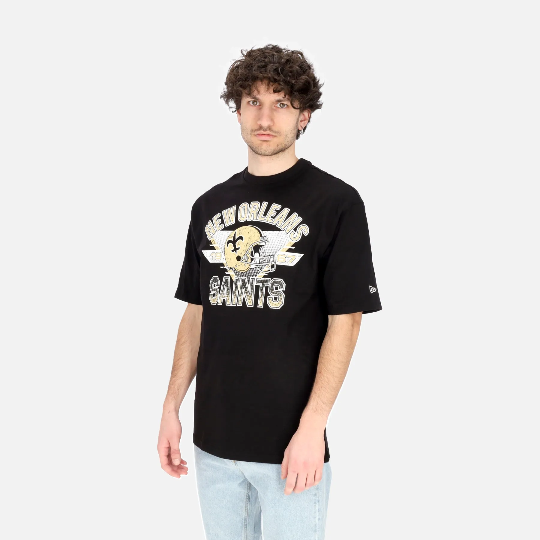 Maglietta Uomo Nfl Oversize Tee Neosai Black/vice Cream