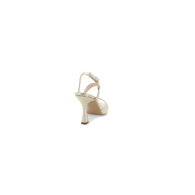 Melluso Sandalo Donna Elegante in Pelle Argento