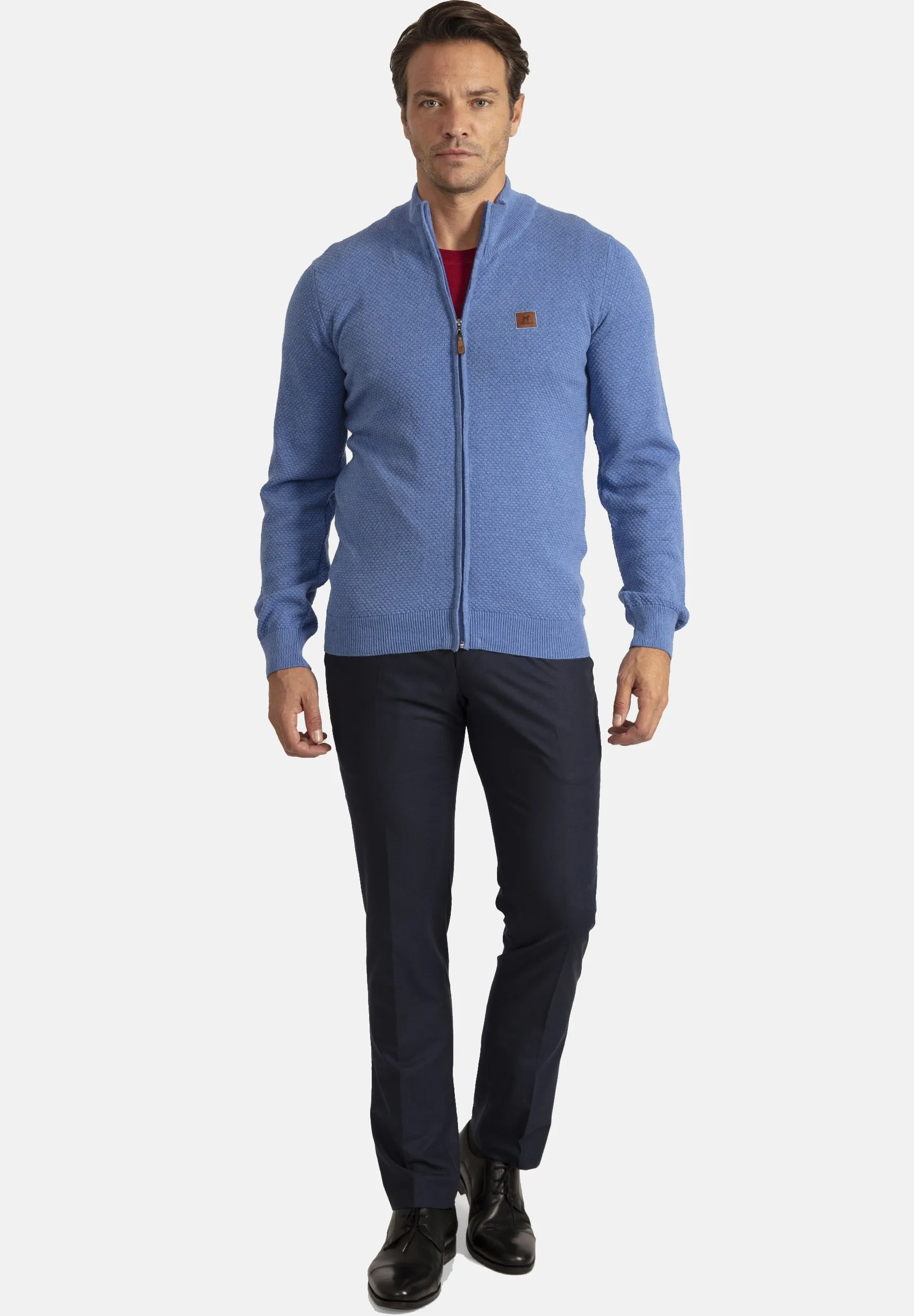 MODERN FIT HONEYCOMB   - Cardigan