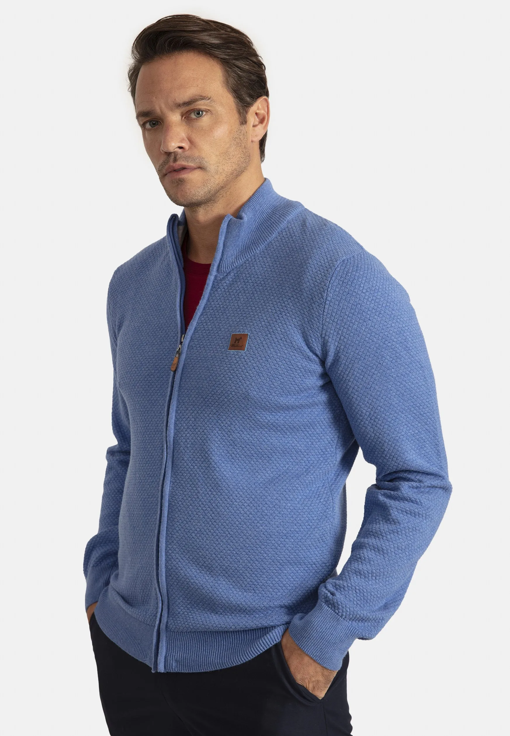 MODERN FIT HONEYCOMB   - Cardigan
