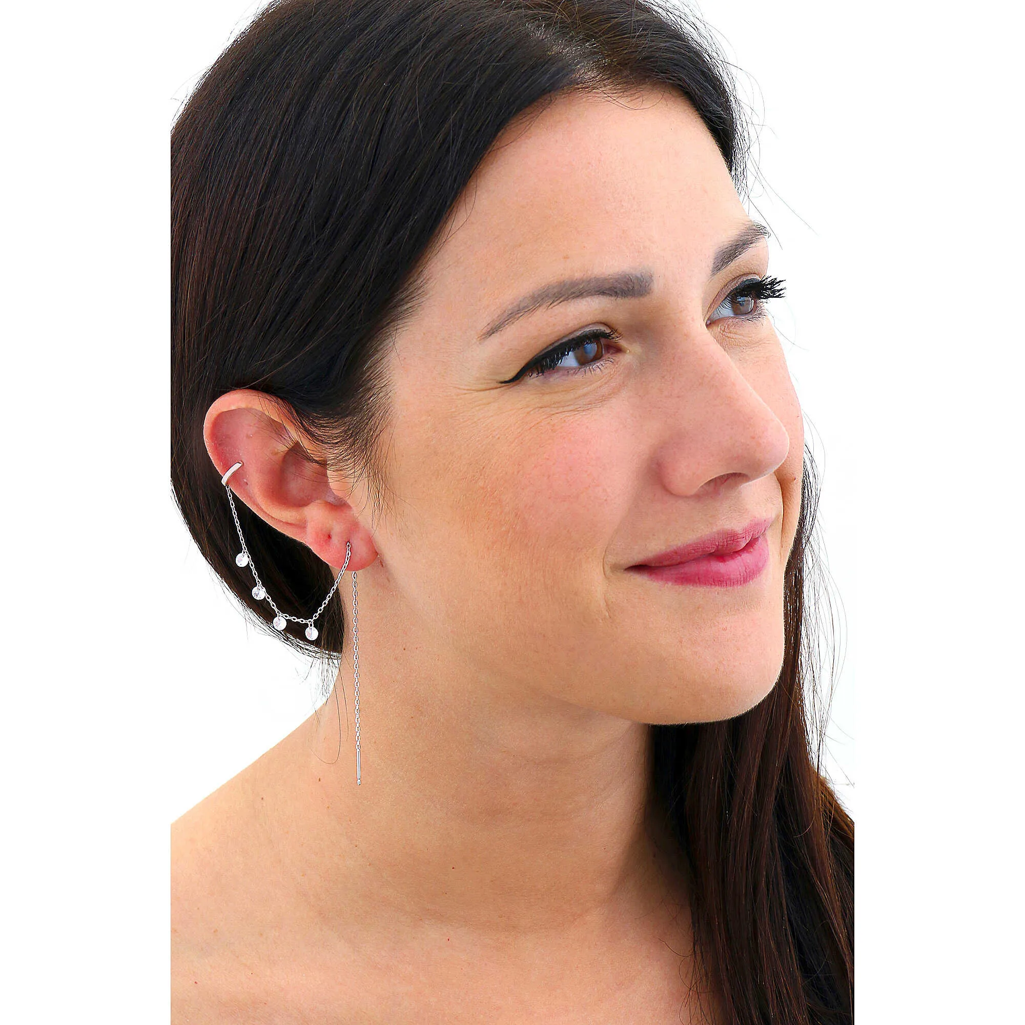 Mono Orecchino ear cuff donna GioiaPura senza buco