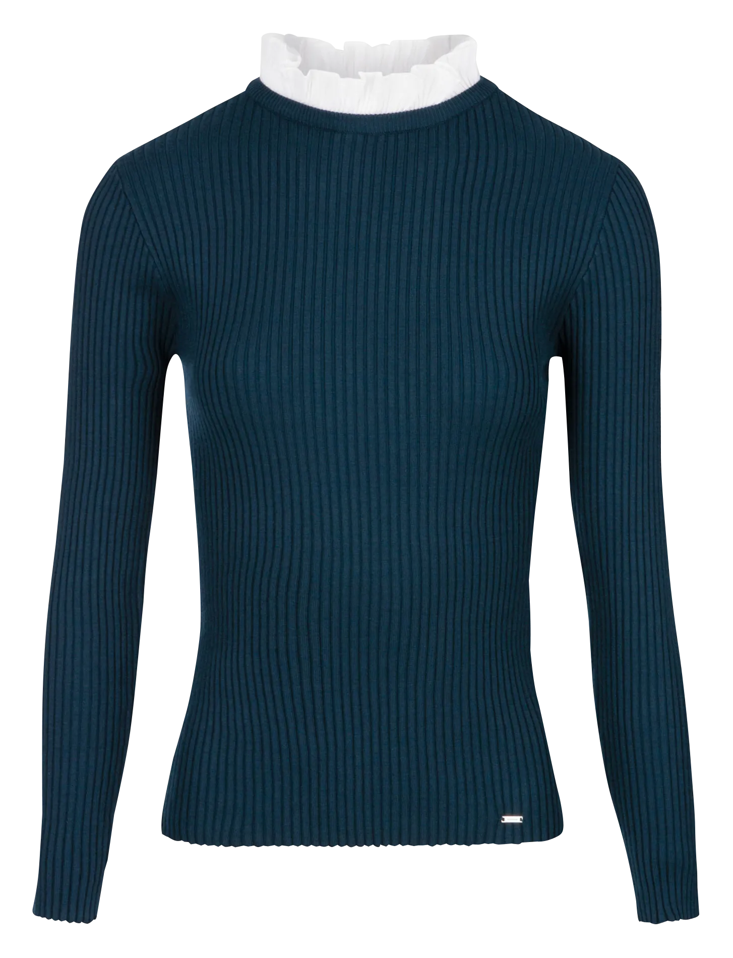  MORGAN   Lupetto in maglia a coste | Verde
