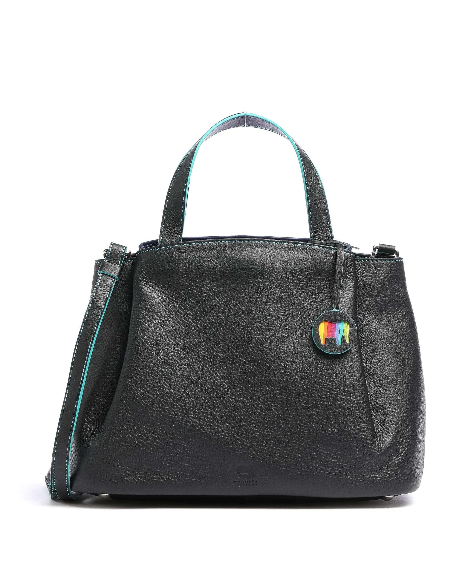  Mywalit Verona Borsa a mano nappa pelle nero  