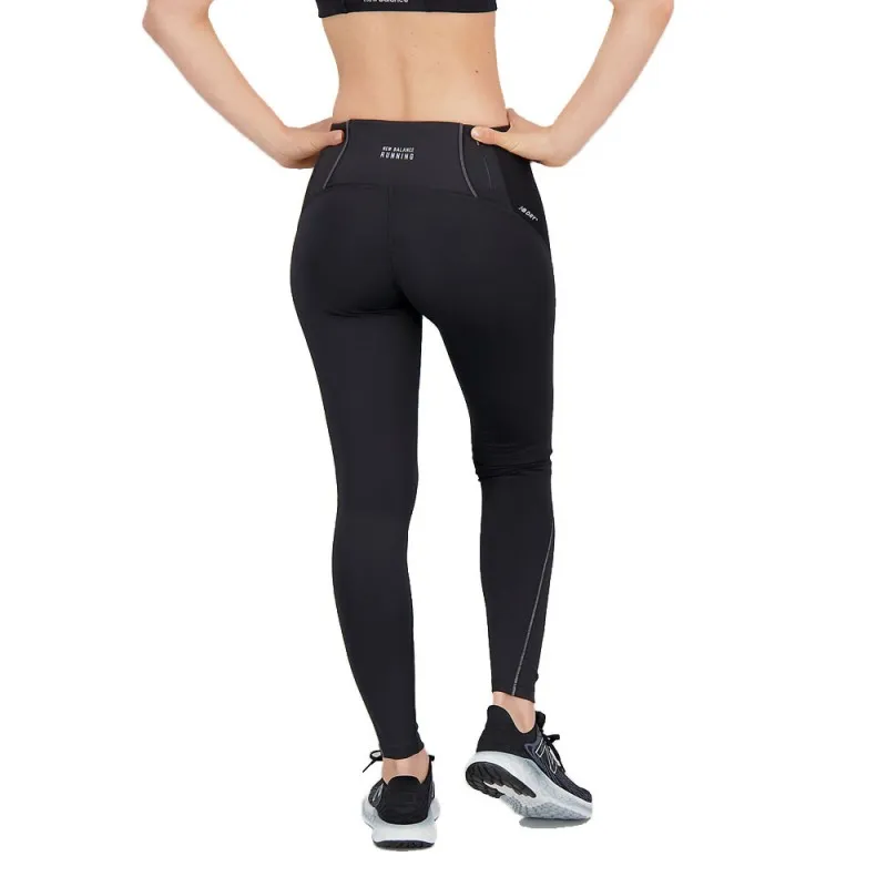 New Balance Leggings Running Impact Nero Donna