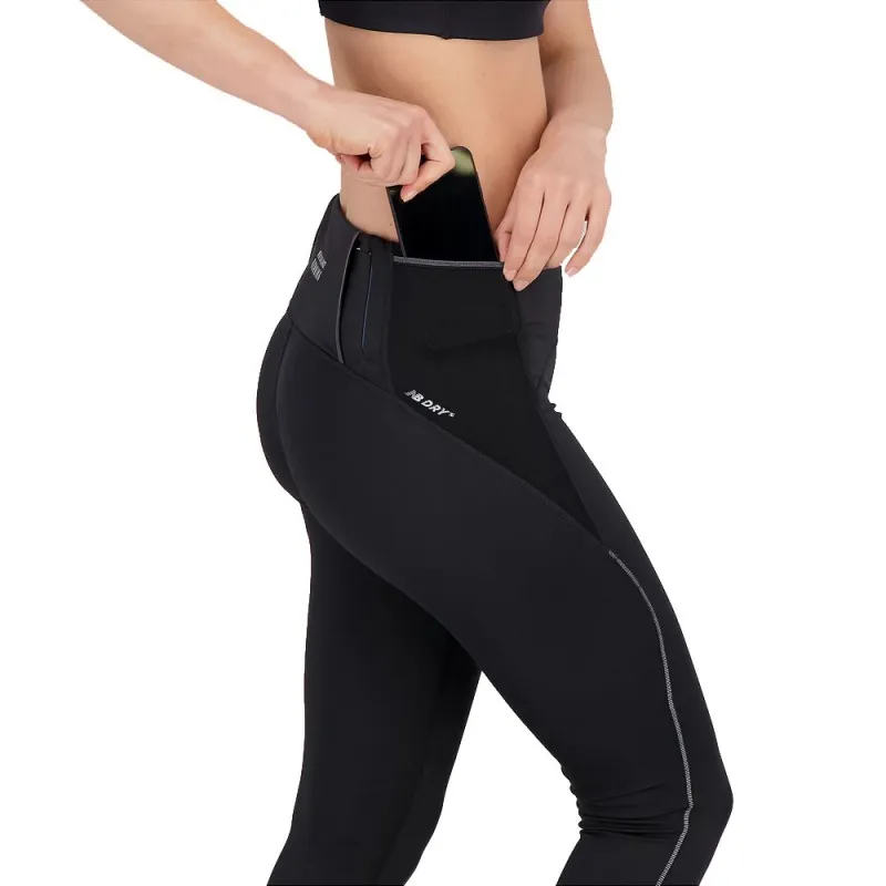 New Balance Leggings Running Impact Nero Donna