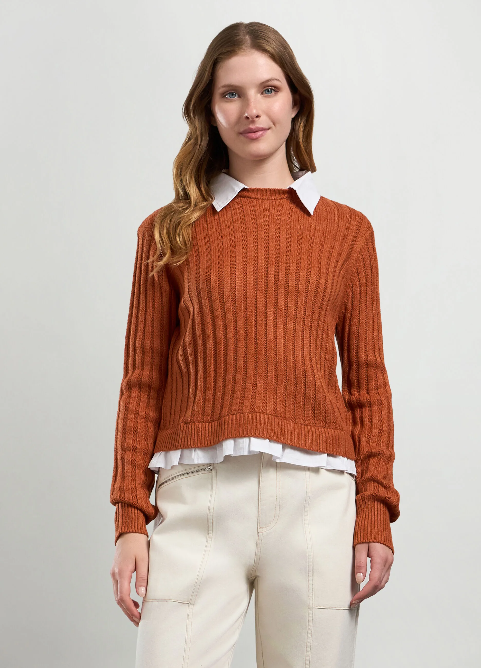 NICE & CHIC  Maglia tricot con inserti donna