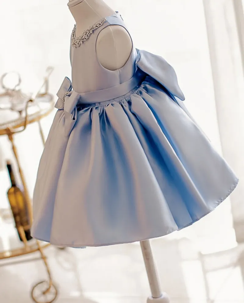 Nuovo vestito da ragazza di fiori Gonna di garza gonfia per ragazza con vestito da principessa per bambini