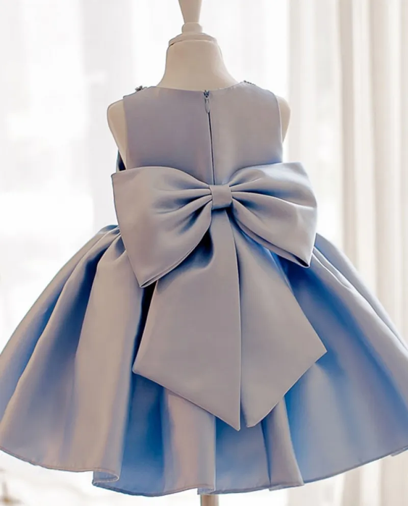 Nuovo vestito da ragazza di fiori Gonna di garza gonfia per ragazza con vestito da principessa per bambini