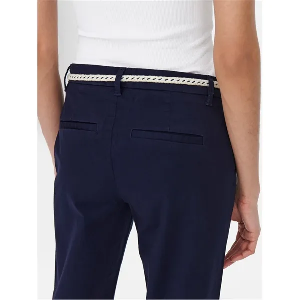 ONLY - Pantalone capri donna con cintura